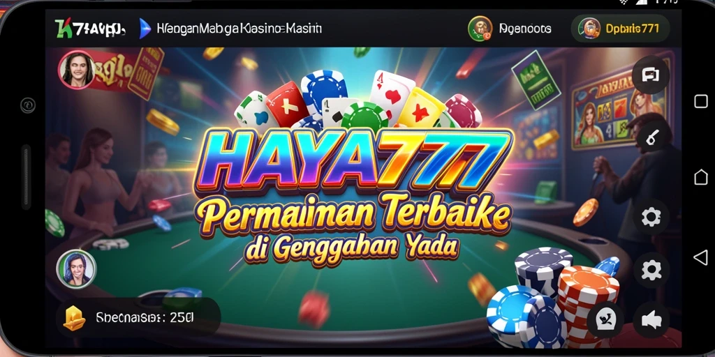 Tampilan menarik gameplay HAYA777 dengan fasilitas Kasino.