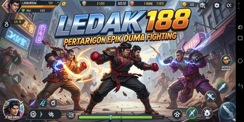 Tampilan aksi pertarungan seru dalam <strong>LEDAK188</strong>, menghadirkan gameplay yang mendebarkan.