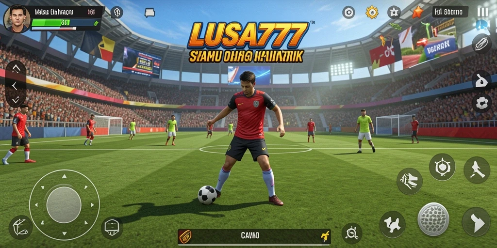 Tampilan gameplay LUSA777 yang menarik dan penuh aksi olahraga.