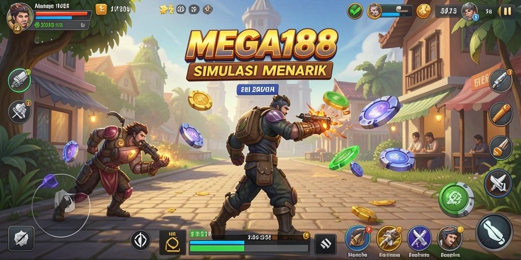 Screenshot MEGA188 menunjukkan keseruan gameplay Simulation.