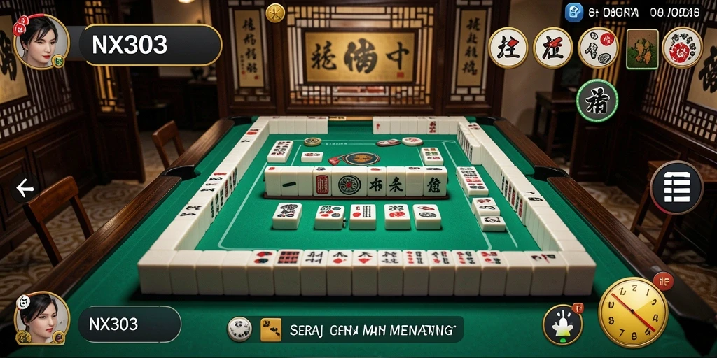 Gameplay seru dan menantang dari NX303 Mahjong.