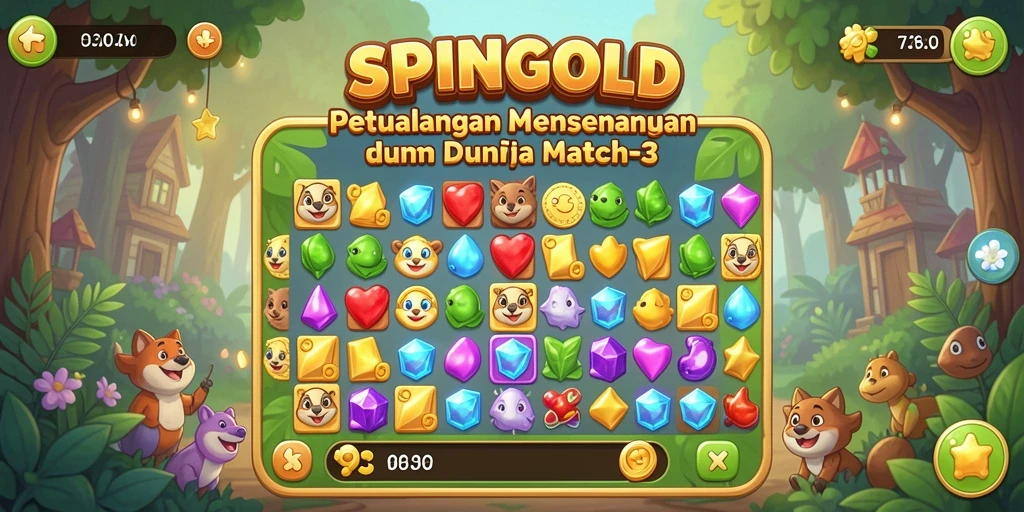 Gameplay seru dengan grafis menawan dari SPINGOLD.