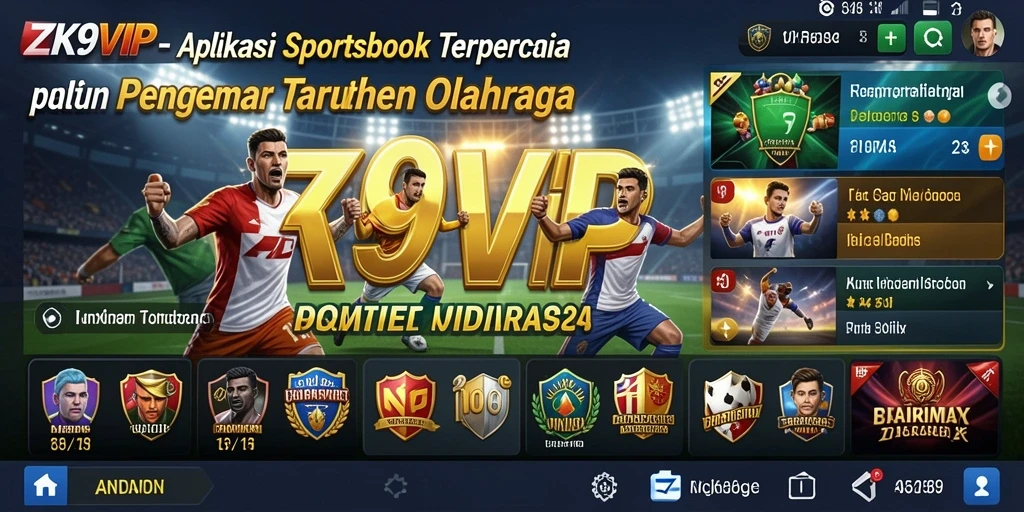 Tampilan gameplay Sportsbook yang menarik dan dinamis di ZK9VIP.